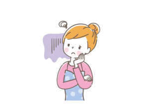 困っている女性